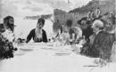 Giuseppe De Nittis - Il pranzo a Posillipo -   